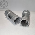 گردبر سرامیک و پرسلان سایز ۲۵ میلی‌متر Bull Power دنباله M14 بدنه کربن استیل برای سوراخکاری دقیق سطوح سخت