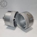گردبر سرامیک و پرسلان سایز ۷۰ میلی‌متر Bull Power دنباله M14 بدنه کربن استیل برای سوراخکاری دقیق سطوح سخت