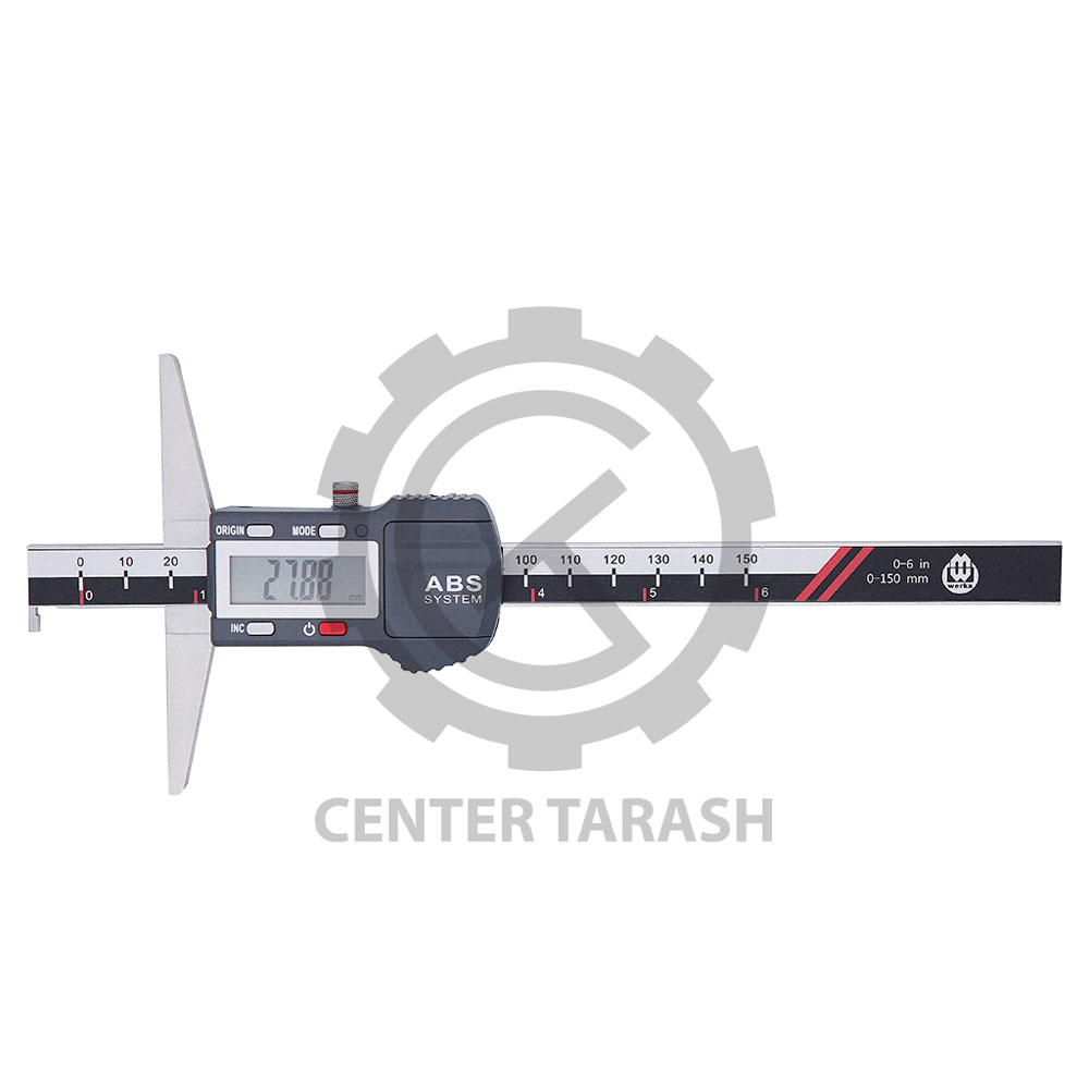 www.centertarash..com-digital-edge-depth-gauge-caliper کولیس عمق سنج لبه دار دیجیتال ورکا