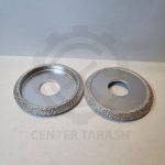 ابزار زن V شکل (هشتی) ۱ سانتی‌متر با شفت 22.23 و قطر 75 برای برش سنگ و سرامیک